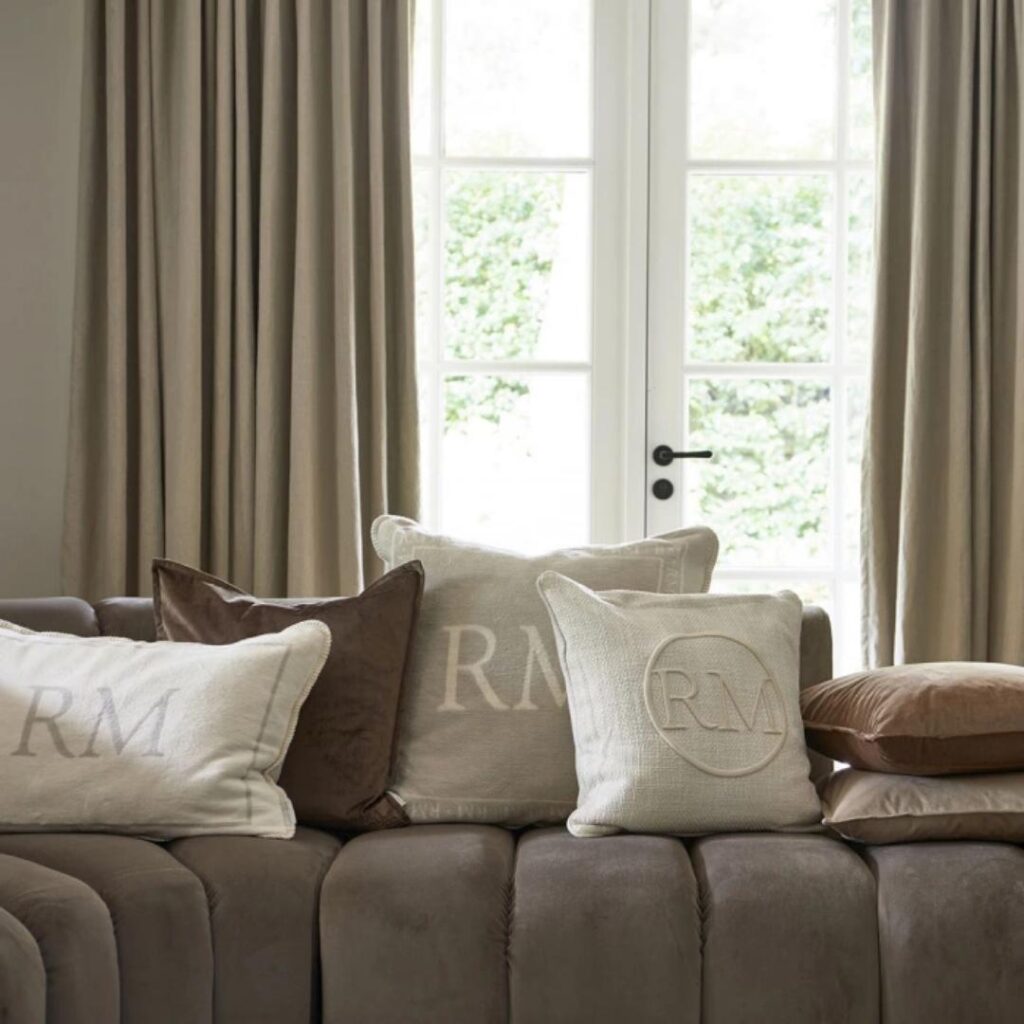 Riviera Maison stijl raamdecoratie