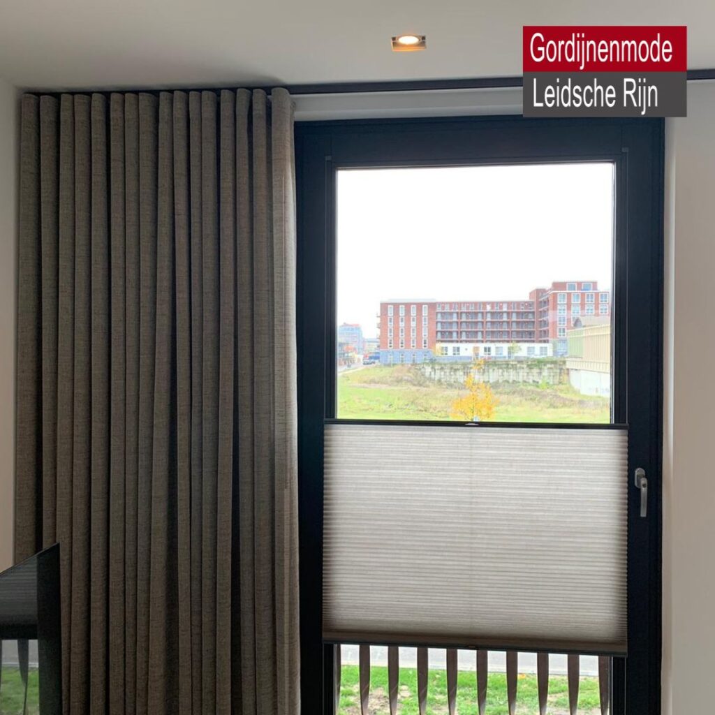 Gordijnenmode Leidsche Rijn De Meern - Duetgordijn duette dupli cominatie gordijnen
