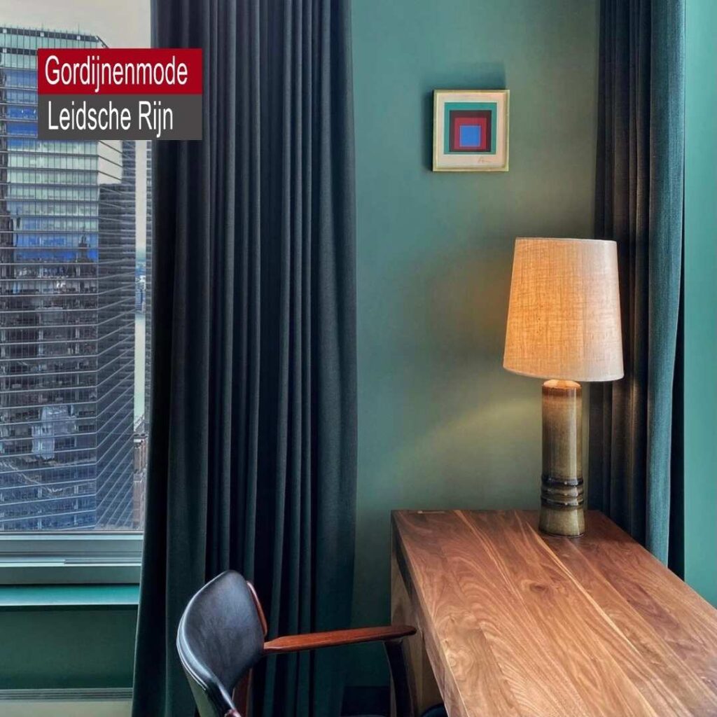Gordijnenmode Leidsche Rijn De Meern - Gordijnen blauw-groen