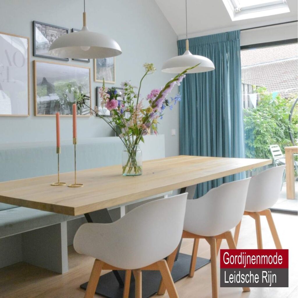 Gordijnenmode Leidsche Rijn De Meern - Inbetweens Turquoise blauw