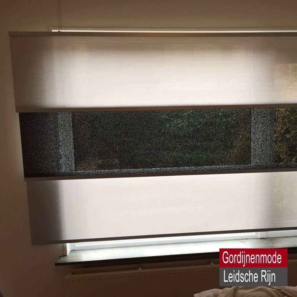 Gordijnenmode Leidsche Rijn De Meern - Washi Flow zwart wit kleuren Japan Japandi